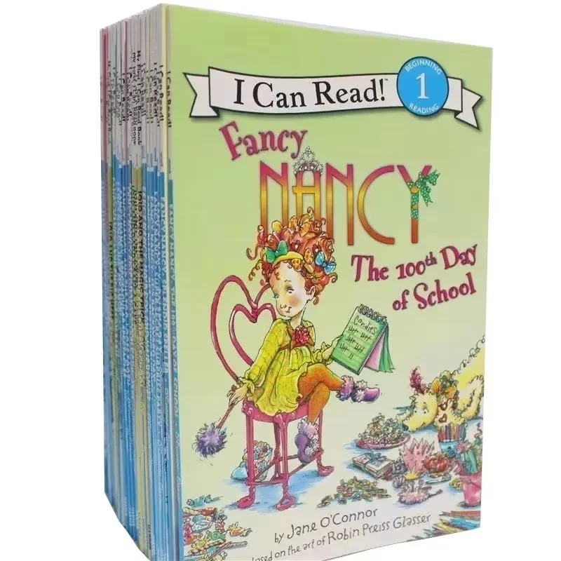 30 książek/zestaw I Can Read Fancy Nancy Manga Book Sets in English Learning Reading Picture Books for Kids Educational Booklets