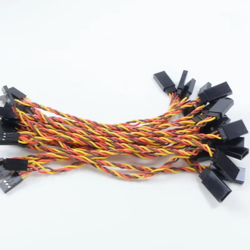 8 قطعة/الوحدة 10/15/20/30/50/100 سنتيمتر سيرفو تمديد كابل 30/60 الأساسية ل Futaba JR المضادة للتدخل مضاعفات ل RC هليكوبتر جزء #1