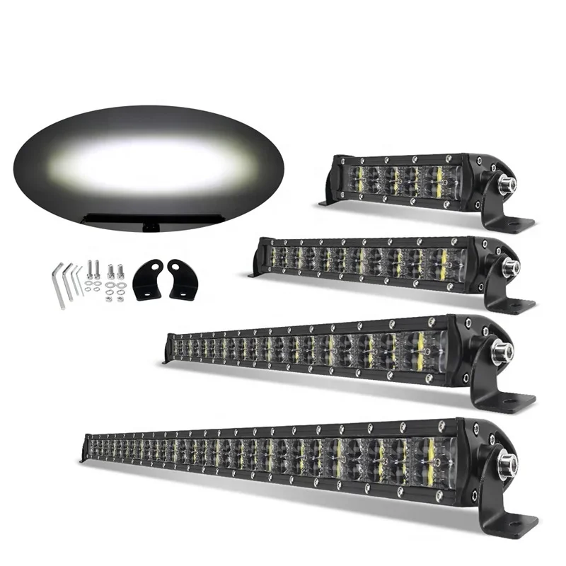 High Power Dc12~60V Truck Offroad Led Light Bars 240W 30 Led Amount Led Light Bar For Car Off Road