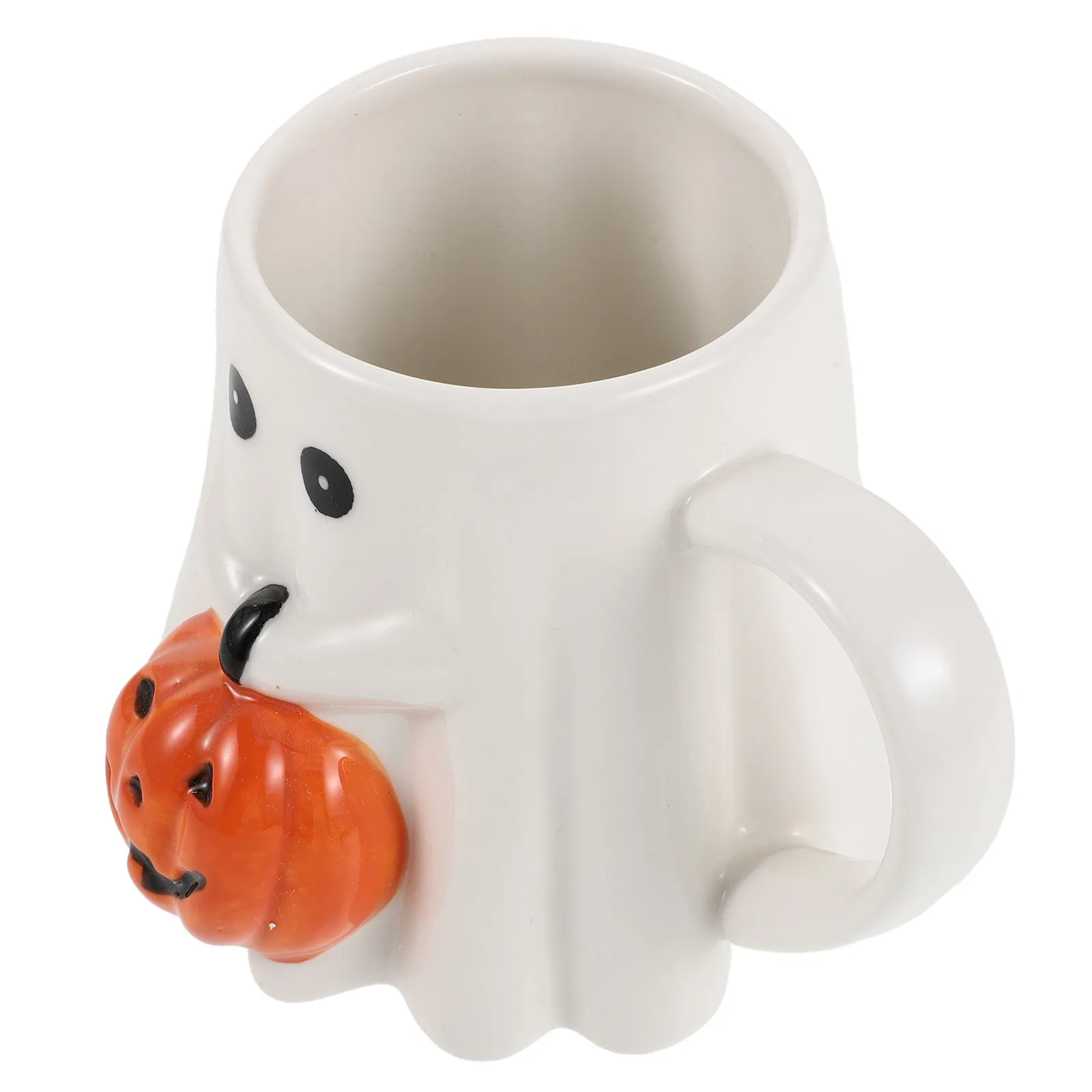 3 Colors Ghost Pumpkin Cup Glow in Dark Halloween Decoration Pumpkin Mug for Holiday Party Supplies Halloween Home Decor