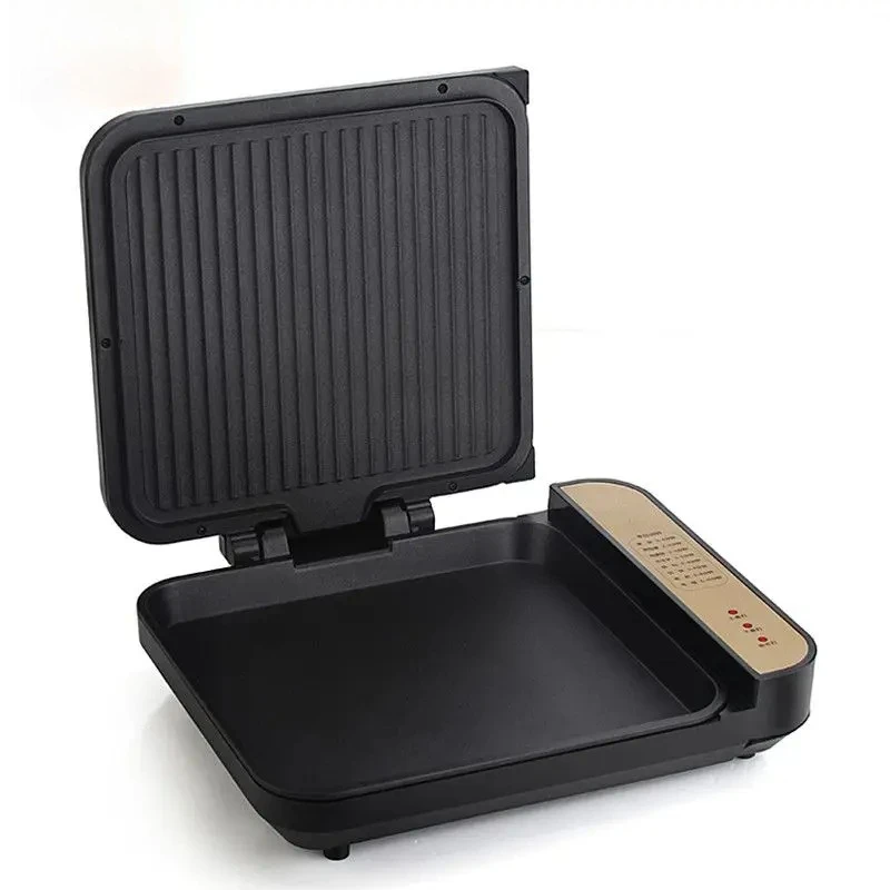 Deepen and increase double-sided heating rectangular electric cake pan Household frying machine Cake machine Pancake Electric