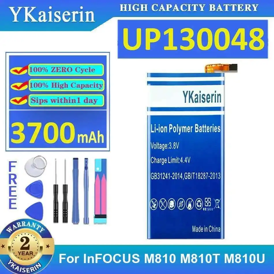 Аккумулятор мобильного телефона UP130048 Безопасный для Infocus M810 M810T M810U 3700 мАч Хорошая низкотемпературная производительность Аккумулятор мобильного телефона UP130048 Безопасный для Infocus M810 M810T M810U 3700 мАч Хорошая низкотемпературная производительность