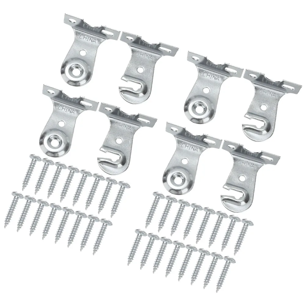 

4 Sets Roller Blind Accessories Spring Smooth Operation Wrought Iron Window Shade Mount Bracket Curtains
