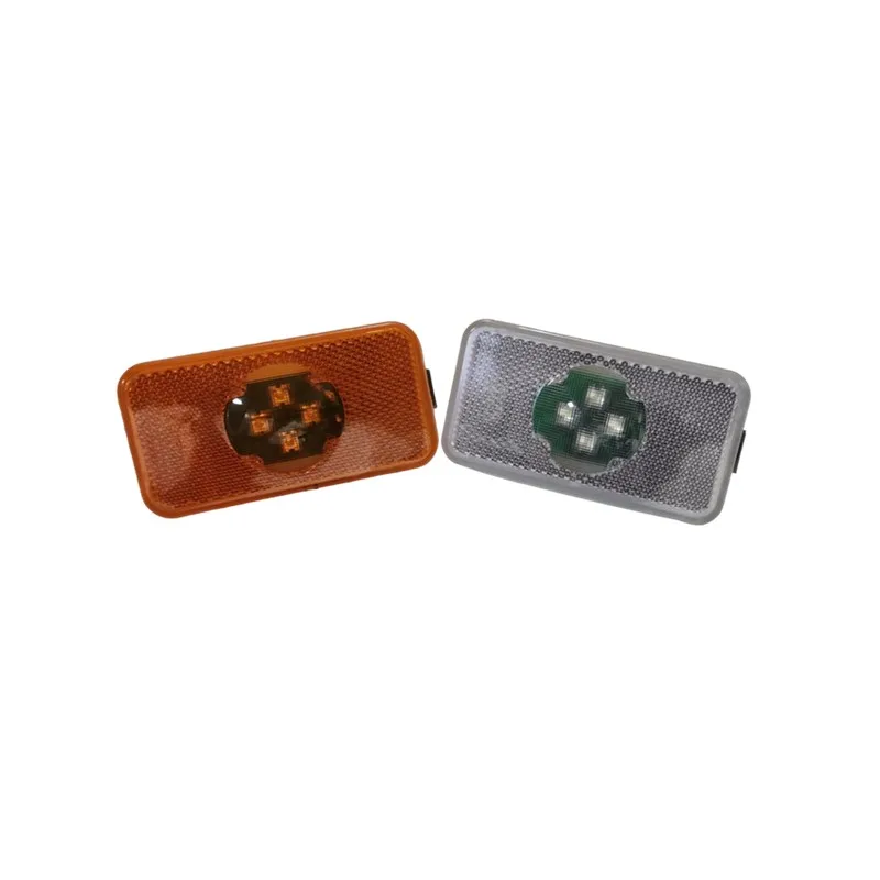 10X Amber White  E2 Led Reflector Side marker for volvo Trailer  Light  Emark for Volvo truck spare parts OE 20789440 120*45mm