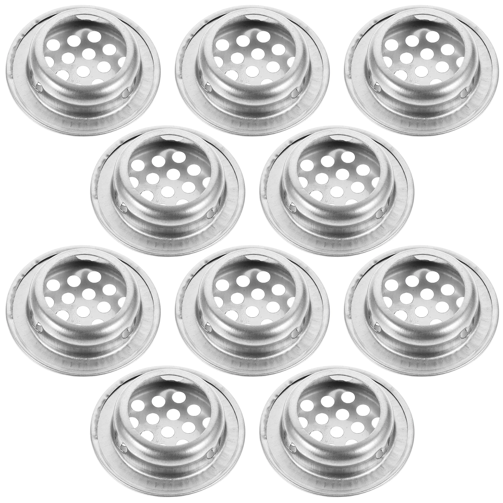 

10 Pcs Cabinet Cover Ventilation Hood Air Mesh Stainless Steel Round Vents Exhaust Grille Office Decor Door Air Grille Circular