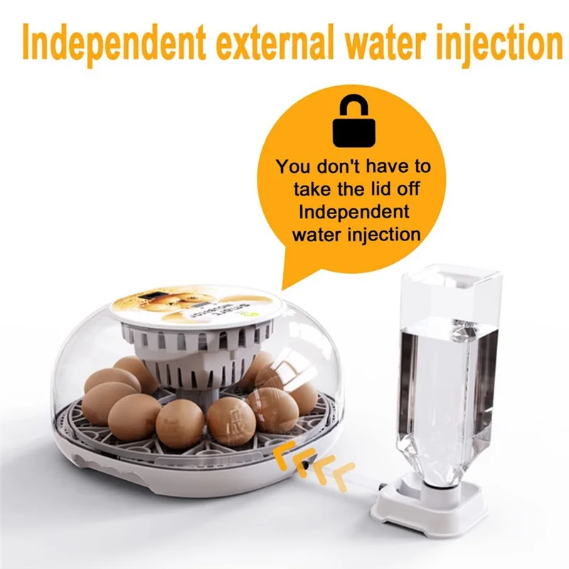 2025+ Egg Incubators Chicken Incubators Farm Poultry Hatcher Machine Automatic Egg Turning Temperature Control US Plug