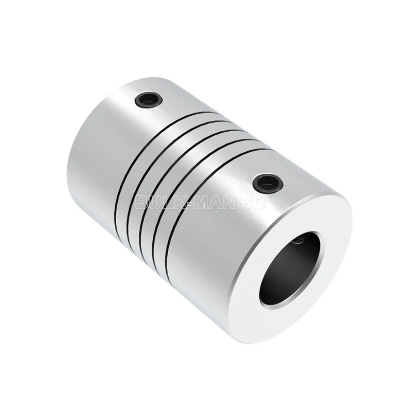 스테퍼 모터 CNC 3D 프린터용 알루미늄 플렉시블 커플링 샤프트 커플러, D19L25, 2mm, 3mm, 4mm, 5mm, 6mm, 6.35mm, 8mm