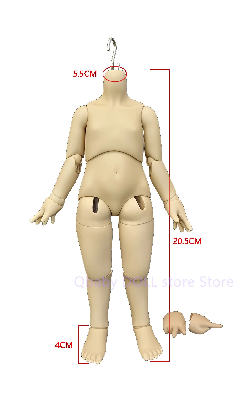 Bjd1/6 bjd accessories daGLti human body accessory body