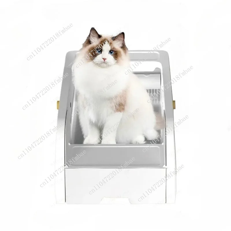 Automatic Smart  Box, Large Semi-closed Drawer, Free of Shoveling, Anti-splashing and Odor