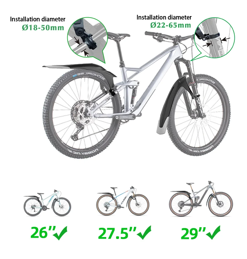 Mountainbike KotflüGel, MTB KotflüGel, Vorne Und H... – Grandado