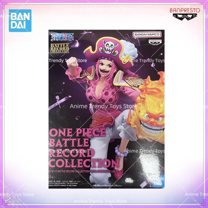 En stock, figurine originale d'anime Banpresto One Piece Charlotte Linlin Big Mom, figurine de combat, modèle d'action, jouets de collection