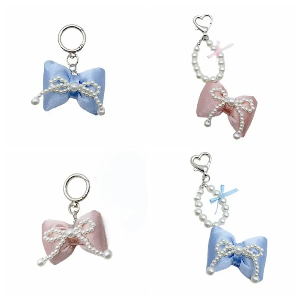 Balletcoce Parel Boog Sleutelhanger Hart Sleutelhangers Sleutelhanger Strik Hanger Hanger Telefoon Bedels Hanger Sieraden Strik Telefoon Kettingen