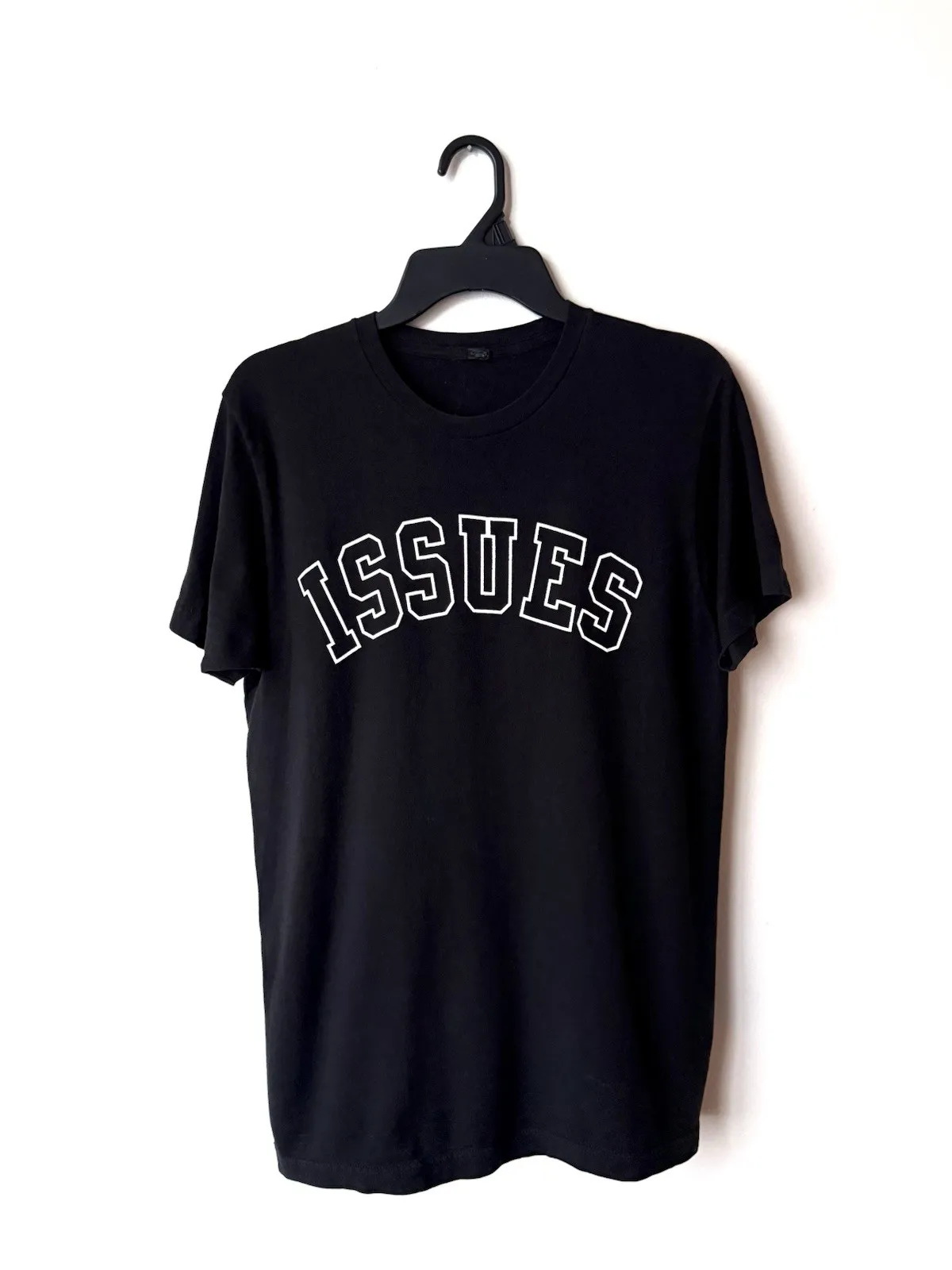 Issues Varsity Letters Lyrics T Shirt Black Medium Metalcore Post Hardcore