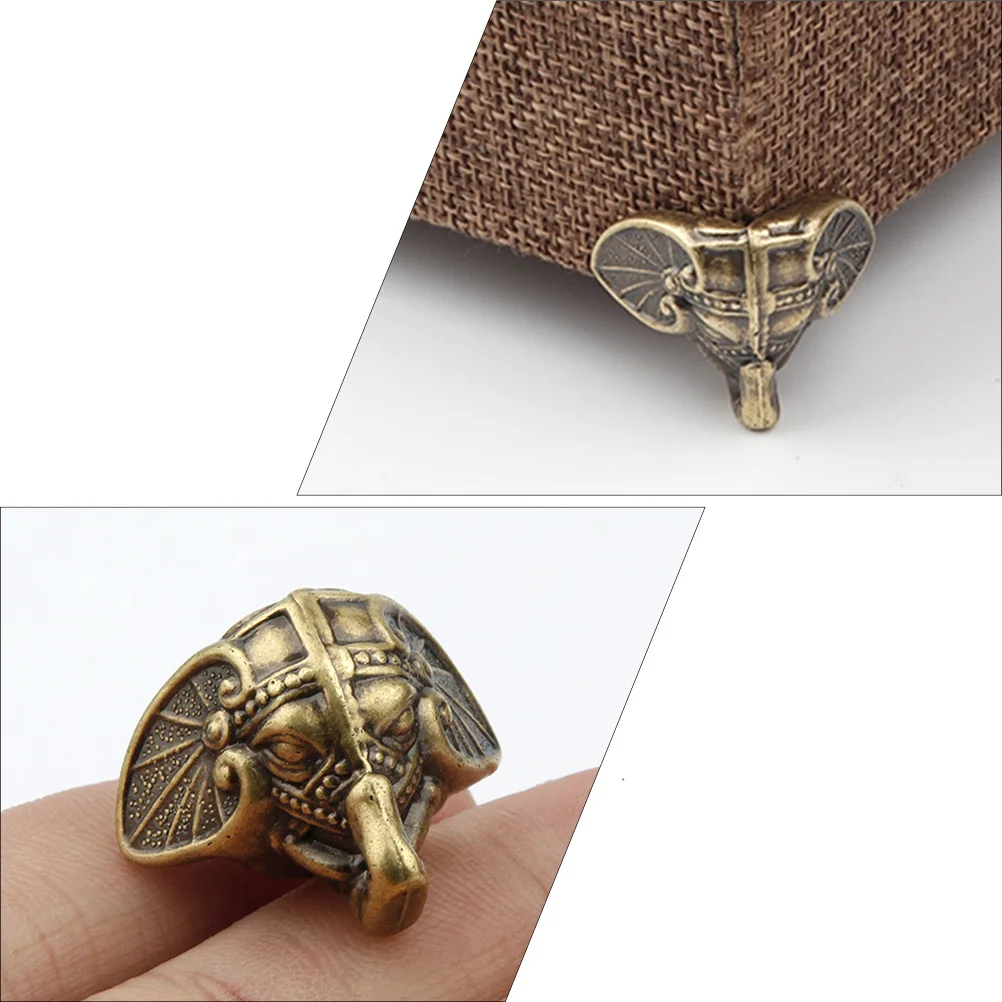 10 قطعة أقدام أثاث أنيقة دائم جوهرة صندوق ركن حماة دعم الساقين ديكور دعم الساقين أقدام أثاث وسادة