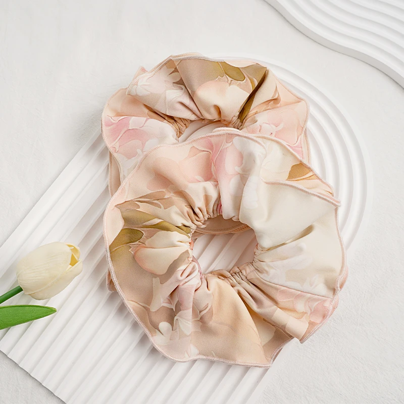 Ivoogle Цветочный букет с принтом Мраморные аксессуары для волос Танцевальные аксессуары Женские аксессуары для волос Балетная резинка для волос для взрослых