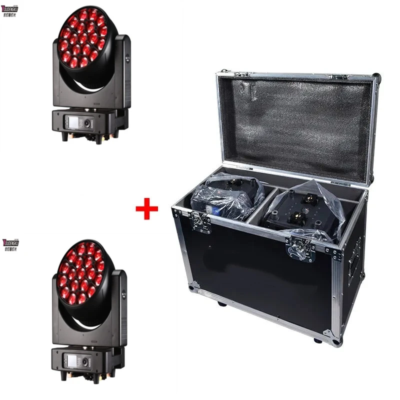 6 pieces with case High Quality Clay Paky K15 Big Bee Eye 19x60W LED Wash Zoom Moving Head beam Stage Lights