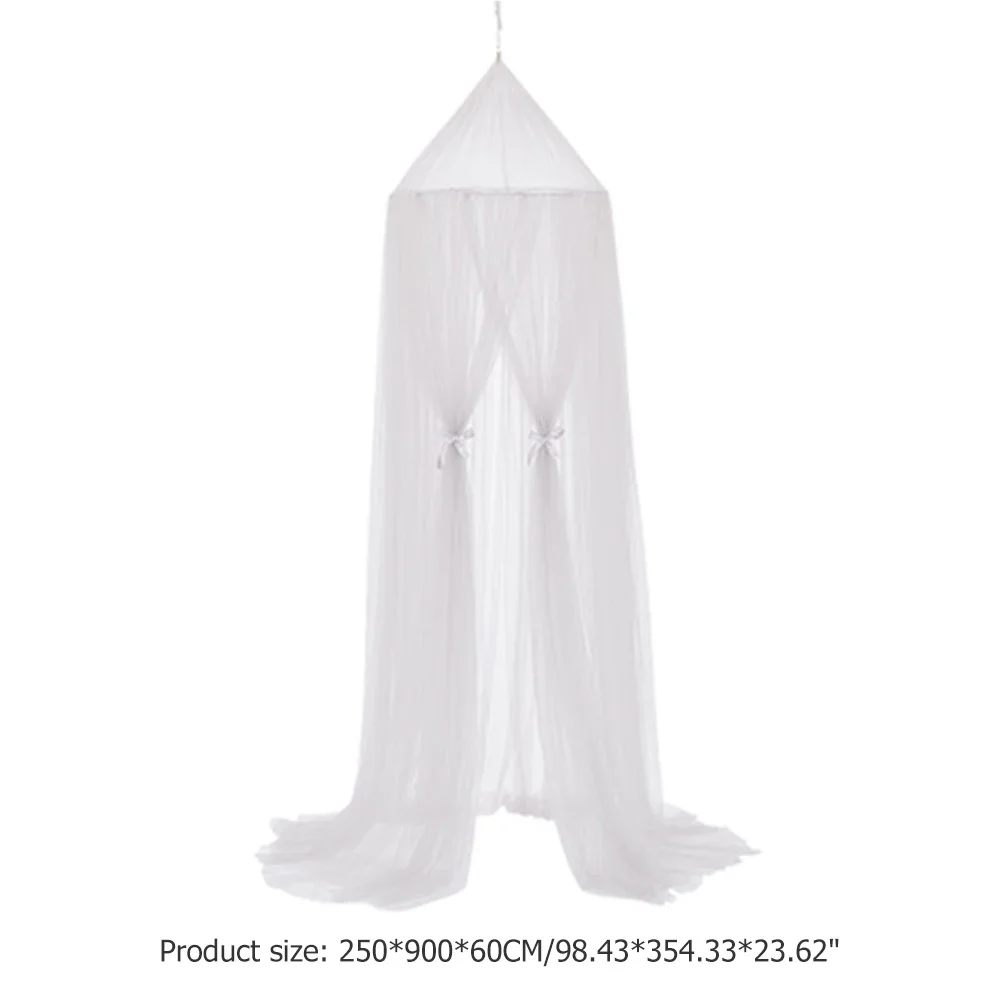 Children Bed Room Canopy Hanging Mosquito Net Princess Dome Foldable Bedcover for Kids Insect Proof Elegant Netting