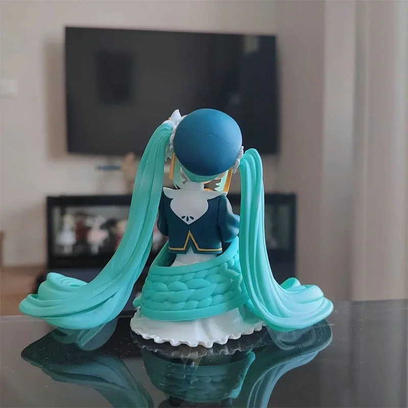 15cm Lily Fairy Hatsune Miku Handmade Table Decoration Beautiful Girl Noodle Sitting Home Decoration Collection Holiday Gift Toy