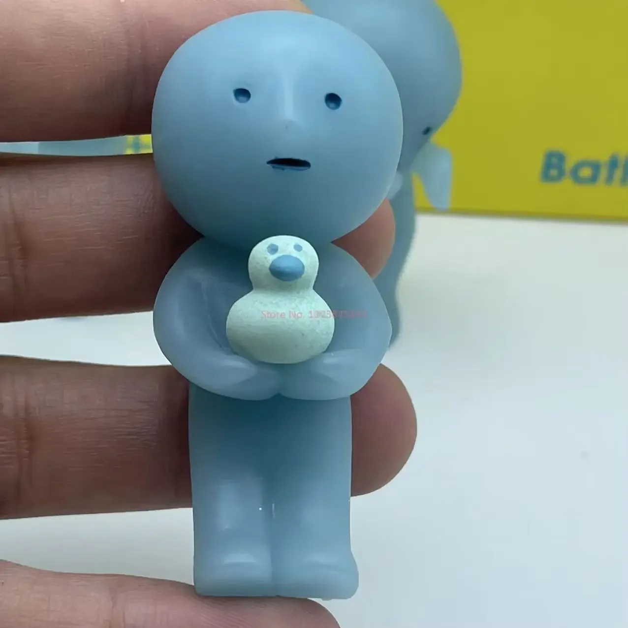 سوني الملاك Smiski حمام سلسلة صندوق أعمى الغامض لطيف توهج في الظلام الأخضر دمية عمل الشكل الكرتون سطح المكتب هدية عيد ميلاد لعبة #6