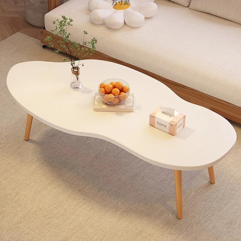 AOLIVIYA Tea Coffee Table Nightstand Storage Rack Sofa Corner Side End Stand Cloud Mini Low Rental Modern Simple Home