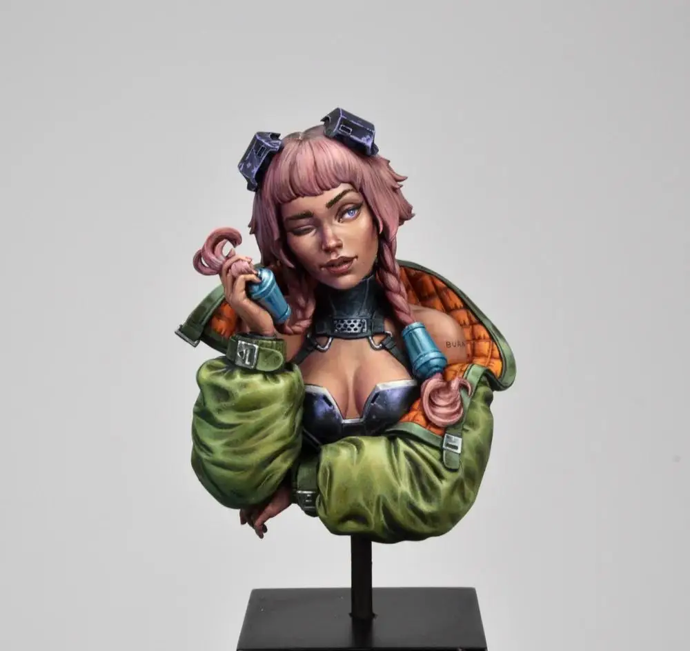 1/10 Resin Model Bust GK, Unassembled and unpainted kit