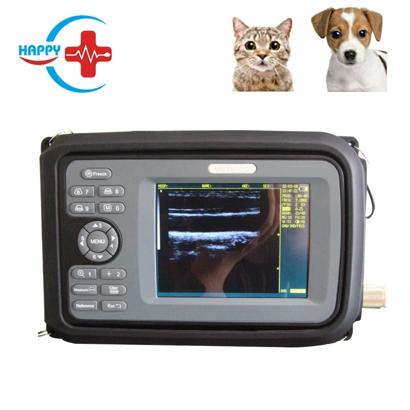 HC-A033V Portable Veterinary Ultrasound Machine 5 Inch Palm Vet Animal Ultrasound Machine