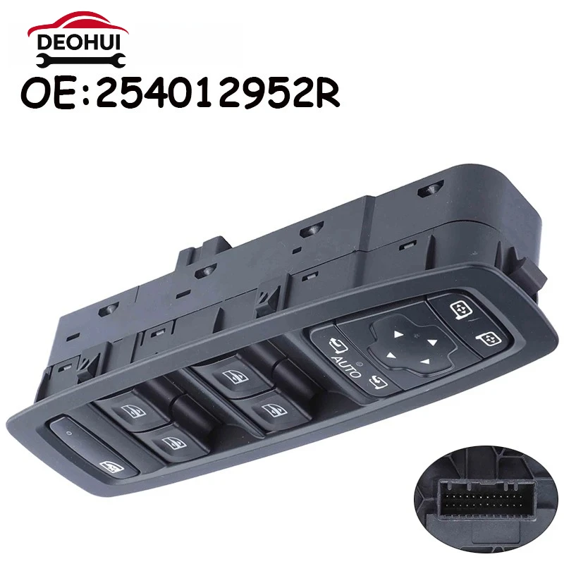 

Электрический переключатель управления стеклоподъемником CSDOH 254012952R для Renault Megane 4, Kadjar, Scenic, Talisman 2015-2022 годов выпуска