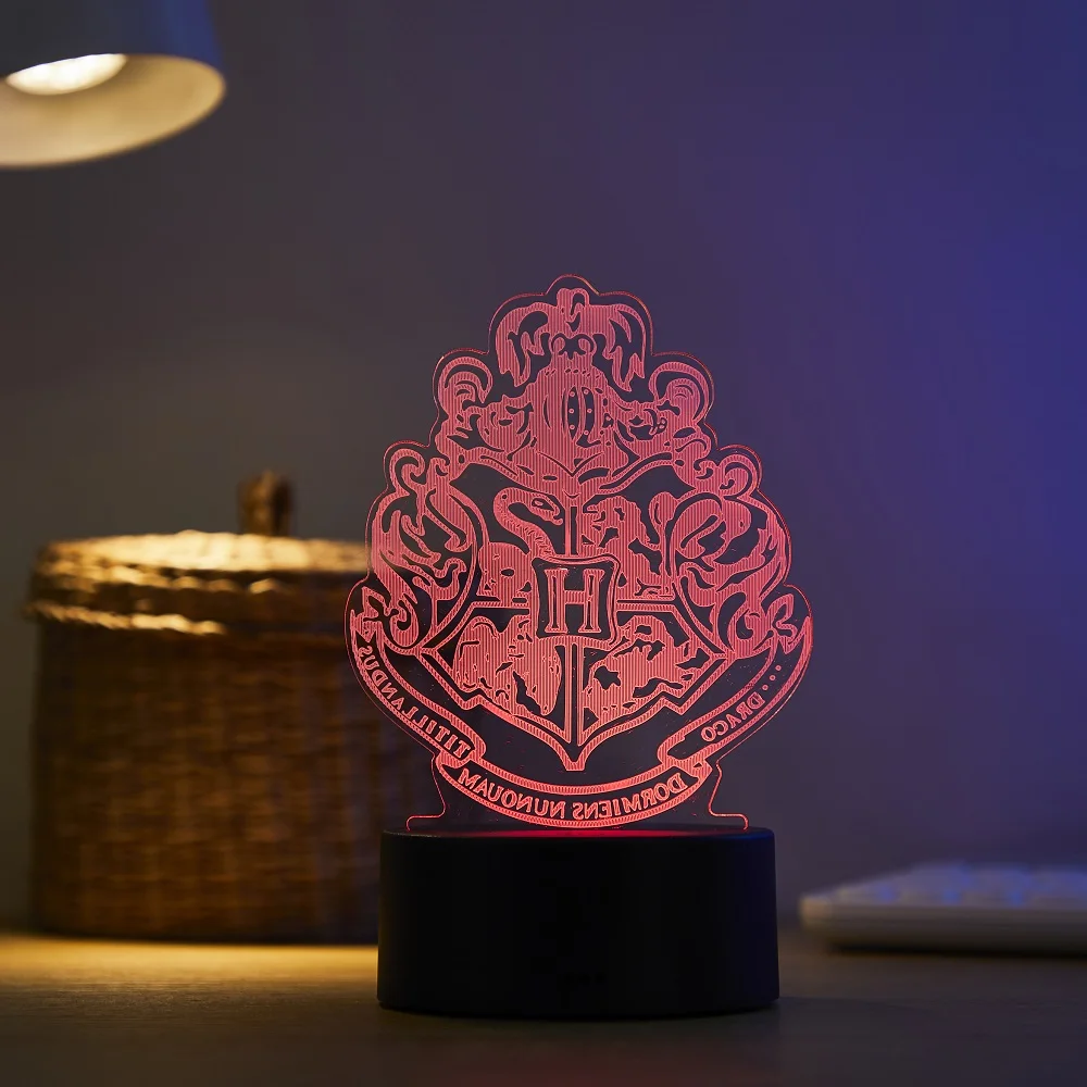 Magic School Anime Figure 3D Night Lamp Toys Led Creative Table Bedside for Home Room Decor Light Cool Kid Child Gift