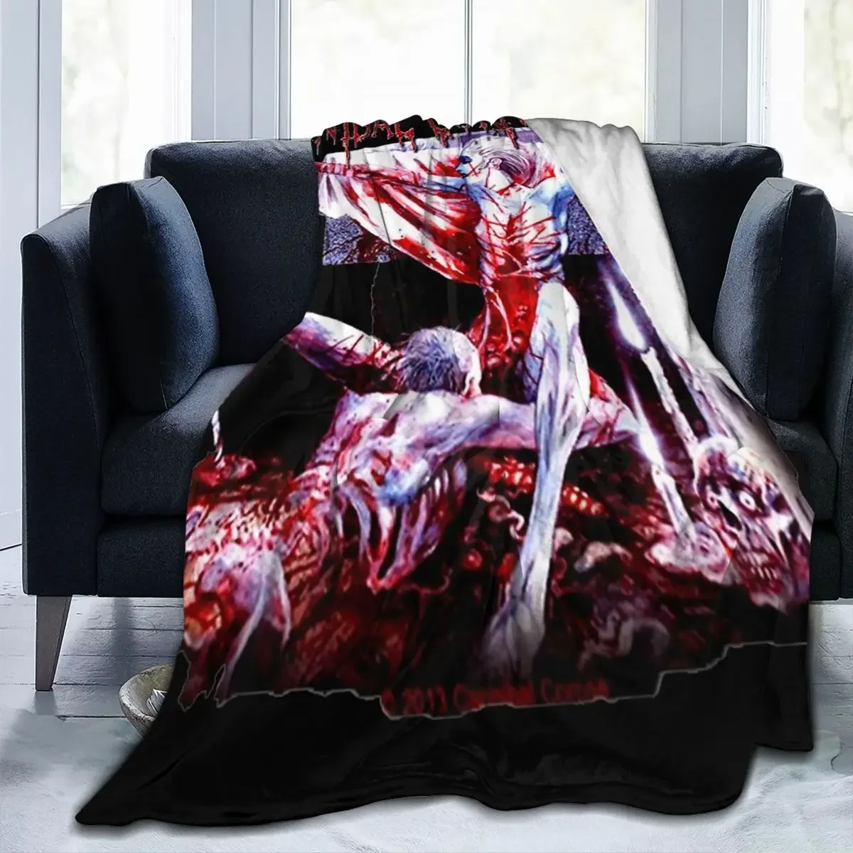 Cannibal cadavere Rock Band Merchandise coperta Coral Fleece peluche divano Heavy Metal Throw coperta accogliente caldo per copriletti da ufficio