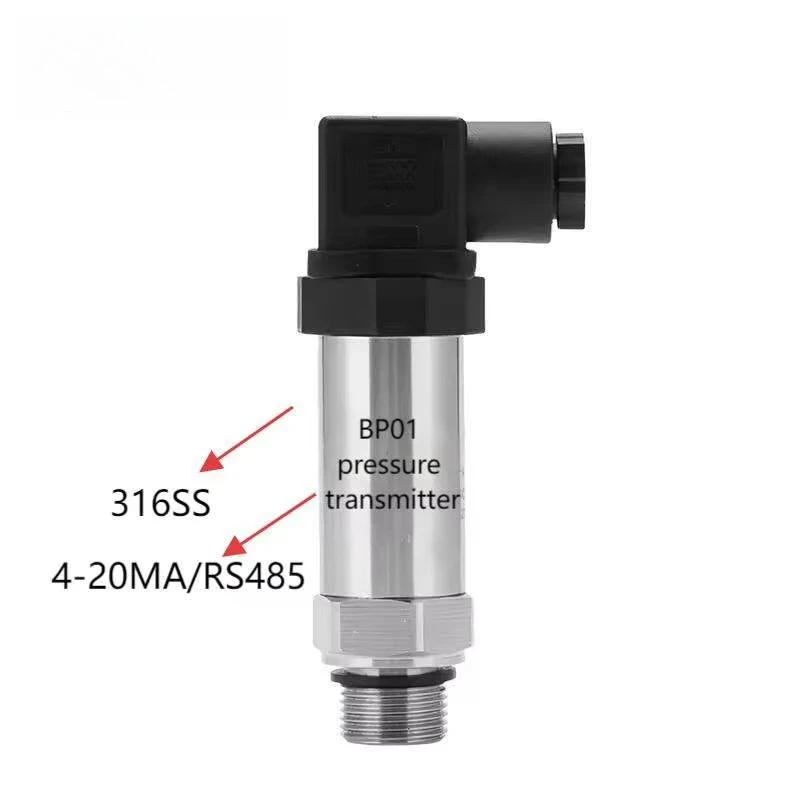 0.25%FS 316LStainless Steel Hydraulic Pressure Transmitter 4-20ma 12-26VDC  24VDC Pressure Transducer G1/4 for Water