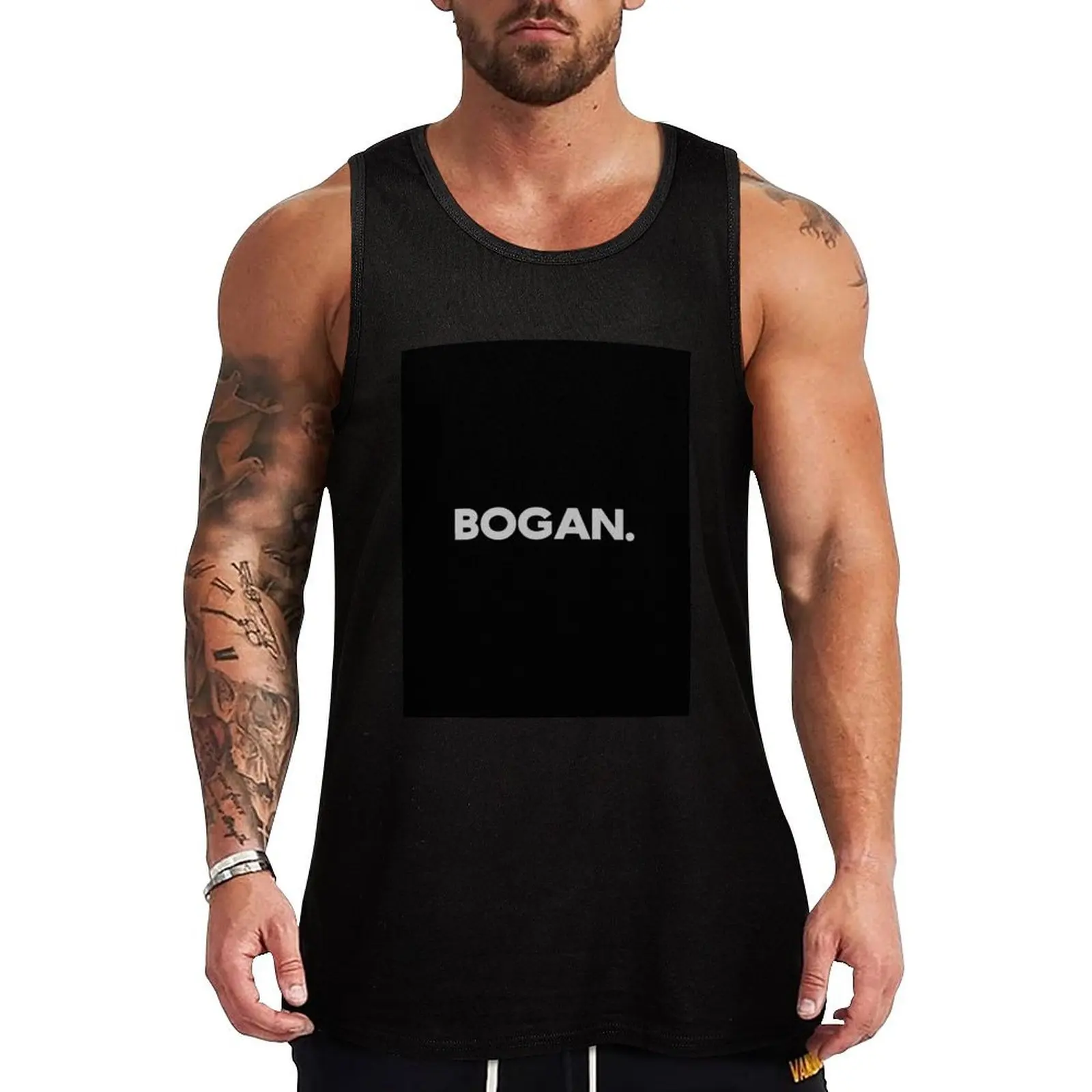 BOGAN. Tank Top Anti Wrinkle Tank Top Easy Care Casual Sleeveless