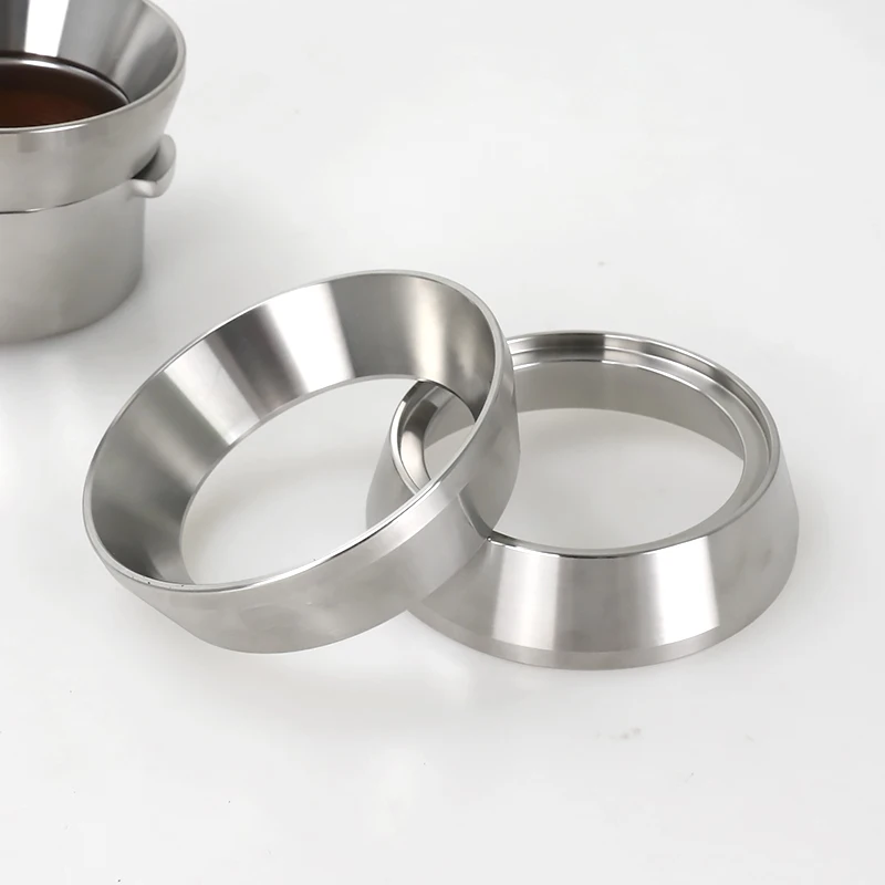 54mm Coffee Dosing Ring Stainless Steel Barista Dosing Funnel For Breville Sage Portafilter Espresso Accessories Machine Tools view 6