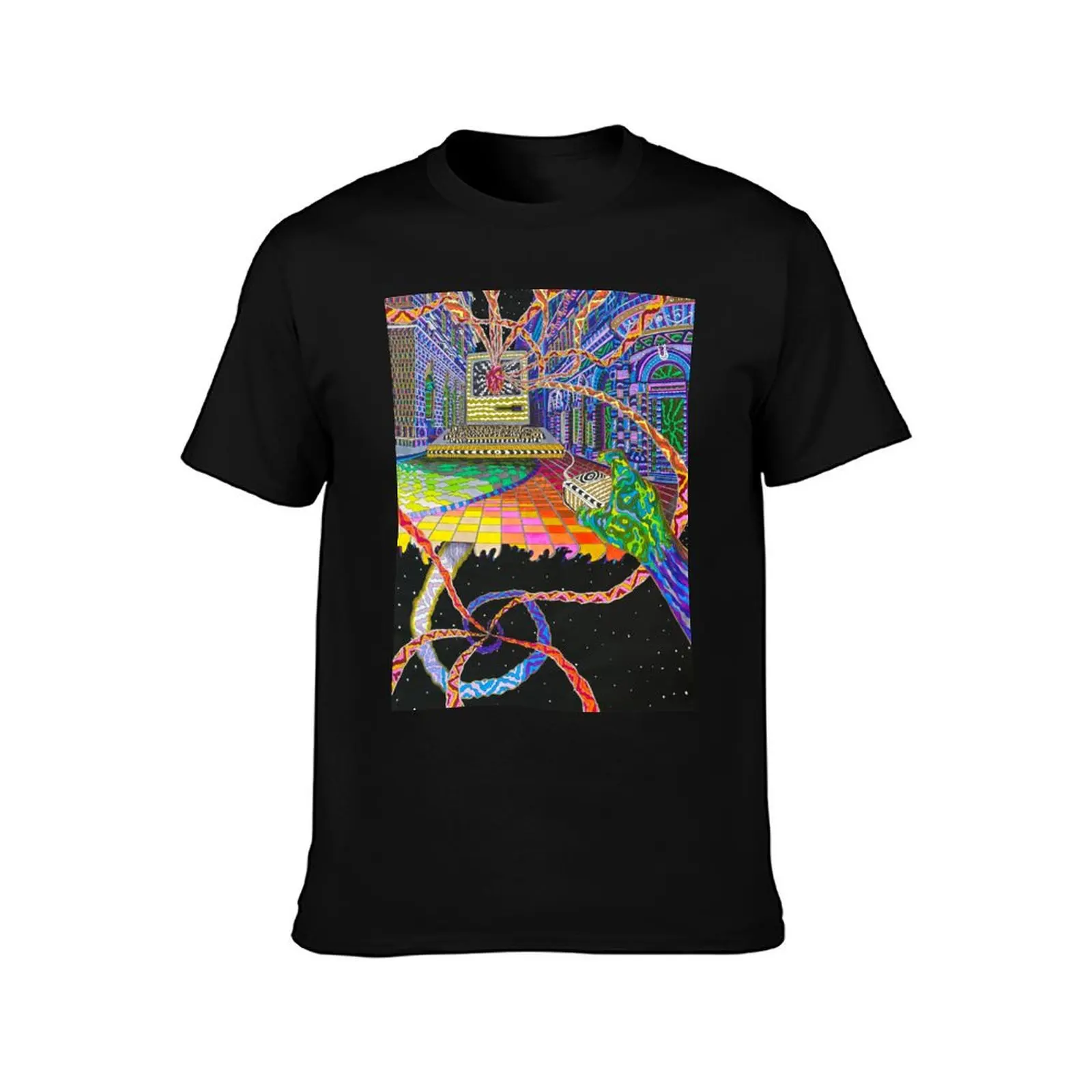 Obsolete Oracle T-Shirt Basic Solid Tee for Daily Use T-Shirt