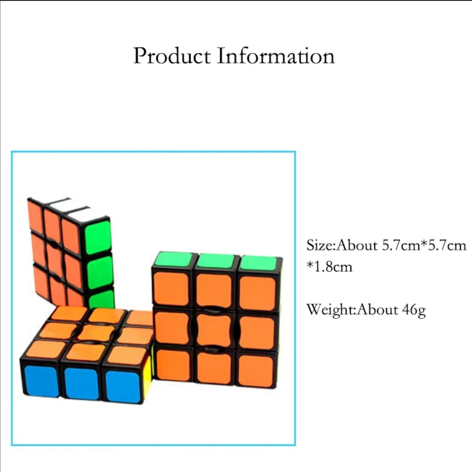 Z-Cube 1x3x3 Cubo Magico Puzzle Professionali Quadrato Magico Antistress Giocattoli Magico Cubo 133 Giocattoli Educativi Per Bambini Regali Per Bambini