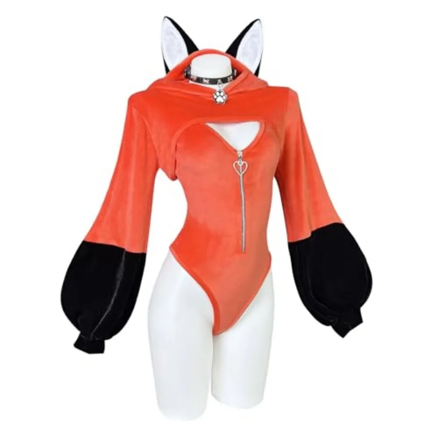

KORURACLUB kawaii cosplay anime lingerie sexy cosplay Fox sexy costumes for women fox bodysuit
