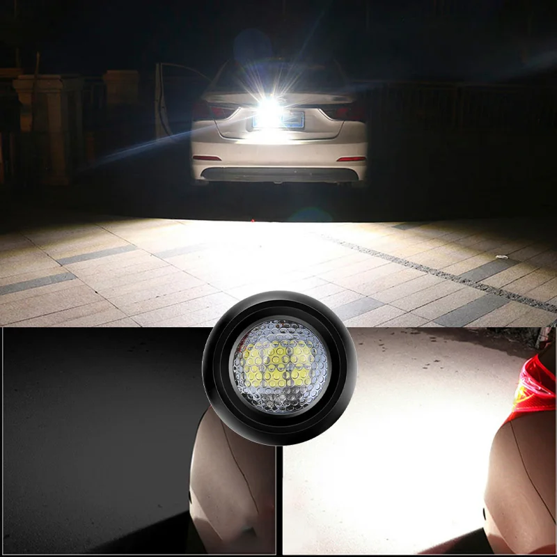 Car Universal Waterproof Reversing Tail Light LED 12V Fog/Flood Light LED Additional Reversing Light Auxiliary Lighting