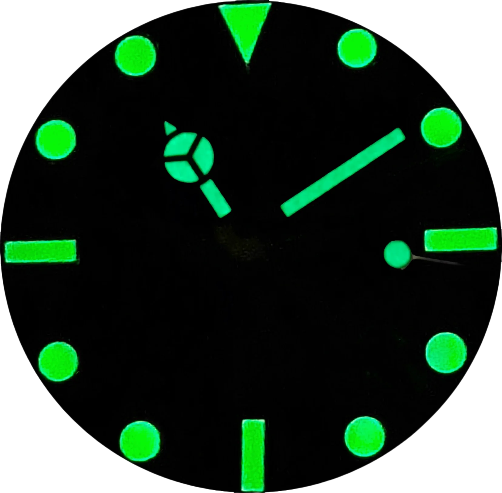 LARIOKER 38mm Men Watch Stainless Steel Bracelet NH35A MIYOTA 8215 PT5000  Movement AR coating Dome glass  Green Luminous Dial