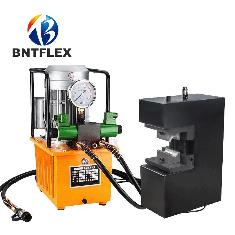 1.5kw Steel Wire Rope Clamp 18mm Nylon Rope with Aluminum Sleeve Swaging Pressing Machine for Rubber Product Making 220v Voltage