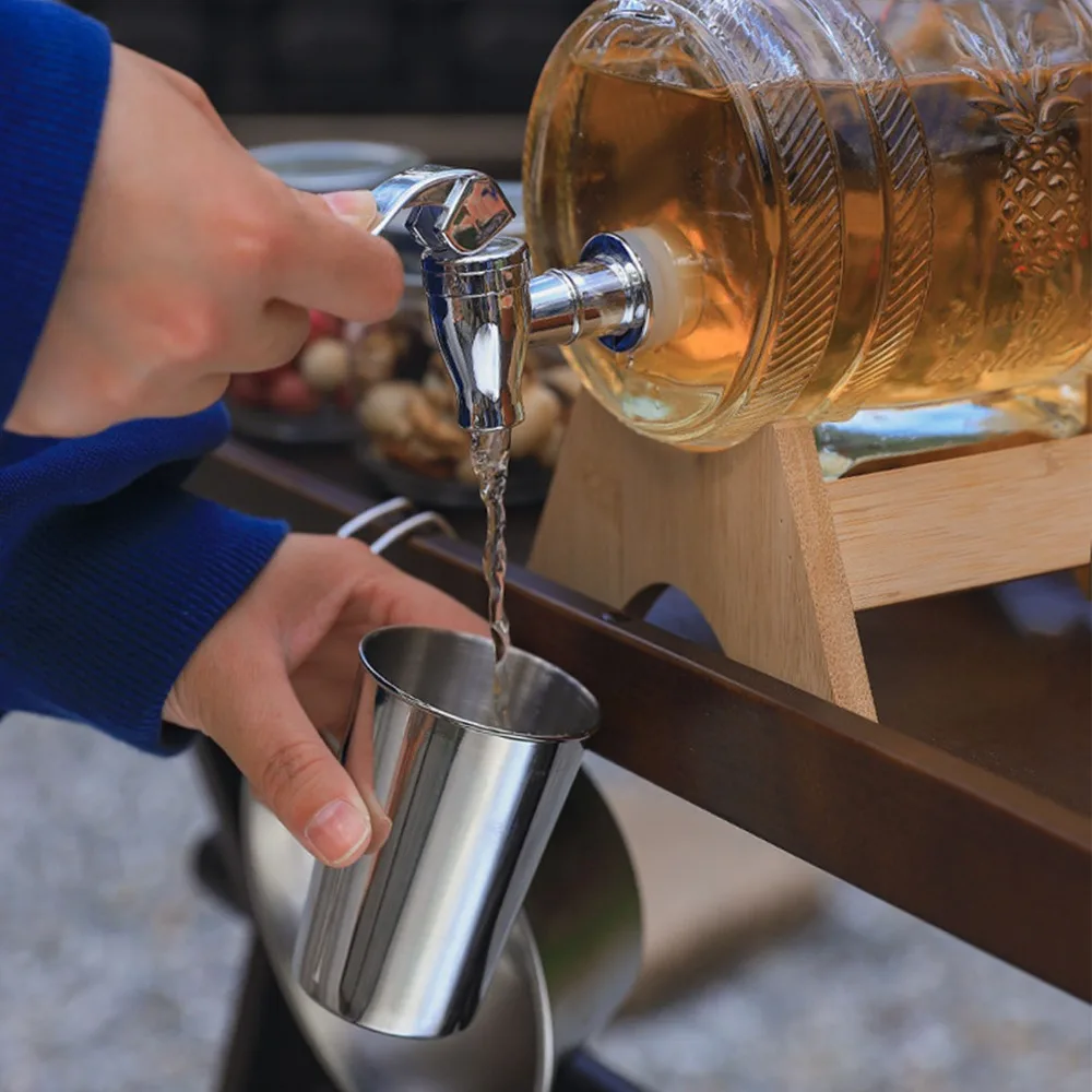 4 Pcs/Set Stackable Stainless Steel Drinking Cup Shatterproof With Case Portable Drinking Glasses Reusable Outdoor Metal Cup