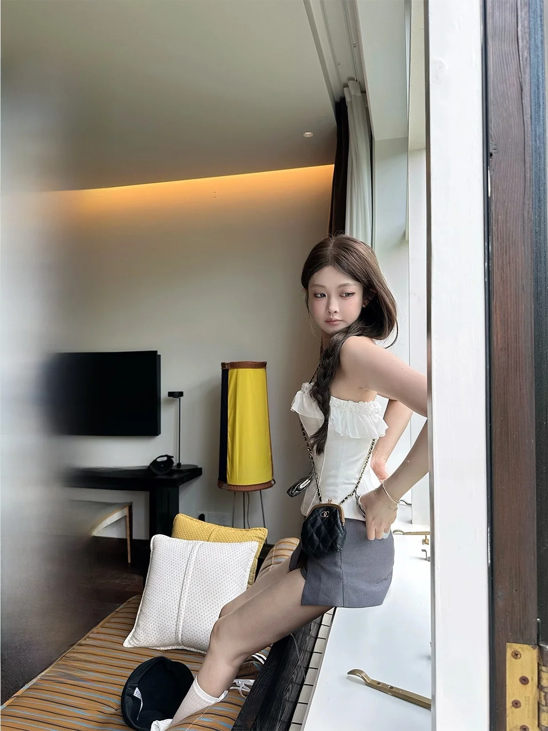 

ato Hero Премиальный кружевной топ из белого чистого хлопка, женский летний топ без рукавов, облегающий топ на молнии, обычная длина, Sol...