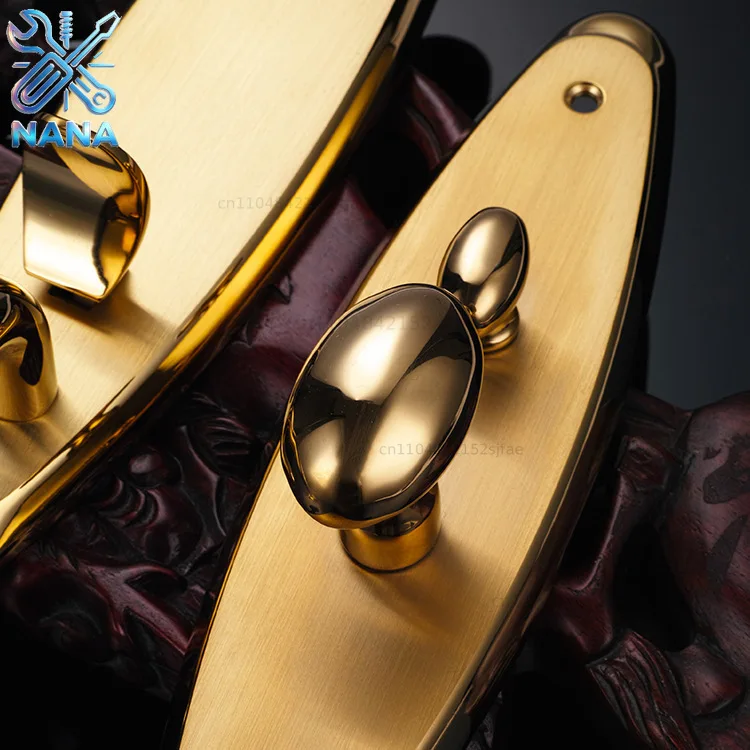 European , anti-theft  luxury villa lock, opposite door lock, deluxe version entry door double-pull