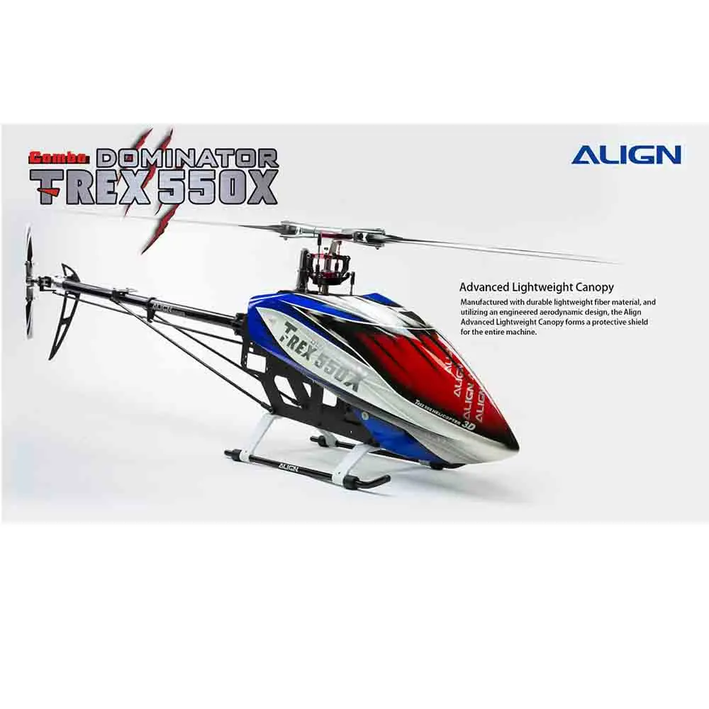 AlIGN T-REX 550X 2.4GHz 6CH RC Helicopter Kit Fits