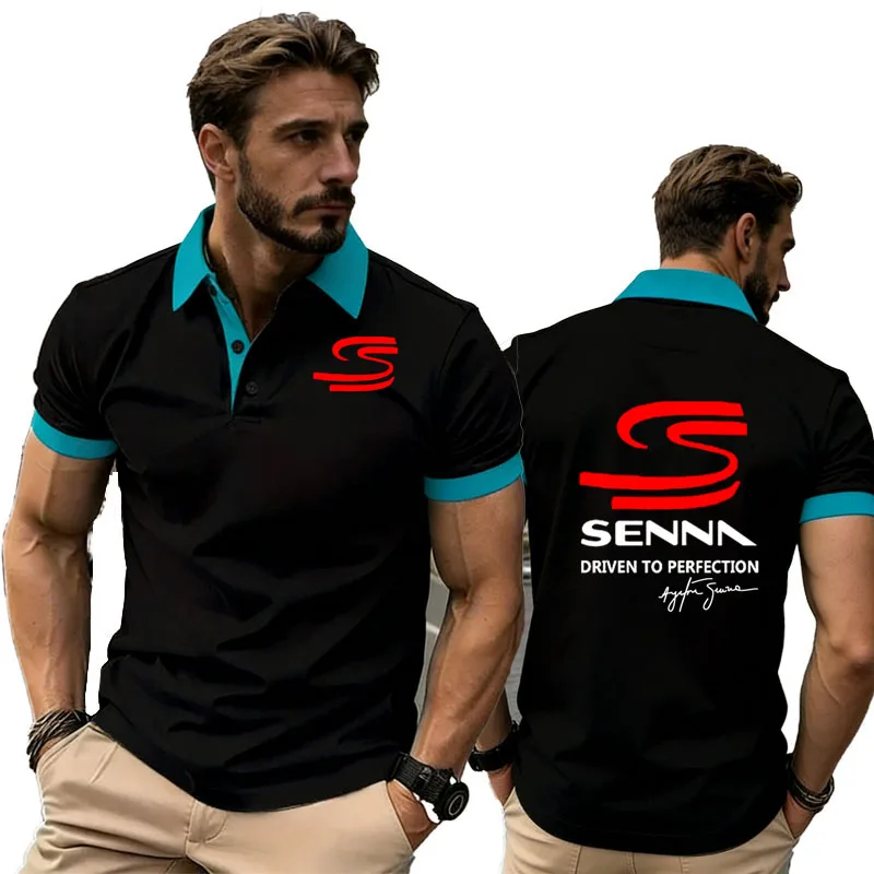 camisa-polo-masculina-para-esportes-ao-ar-livre-camiseta-com-contraste-e-estampa-ayrton-senna-camisa-polo-masculina-respiravel-para-esportes-ao-ar-livre
