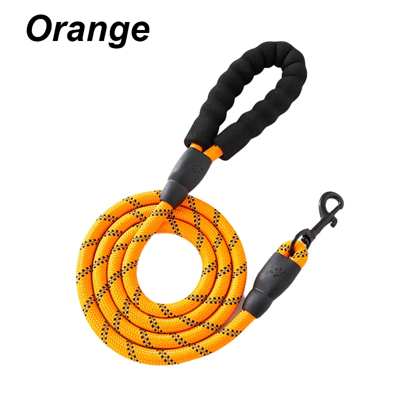 3M Pet Reflective Nylon Tow Rope Non Slip Foam Handle Pet Adjustable Towing Ropes Large MiddleSmall Dogs Outdoors Pet Supplies, image 10