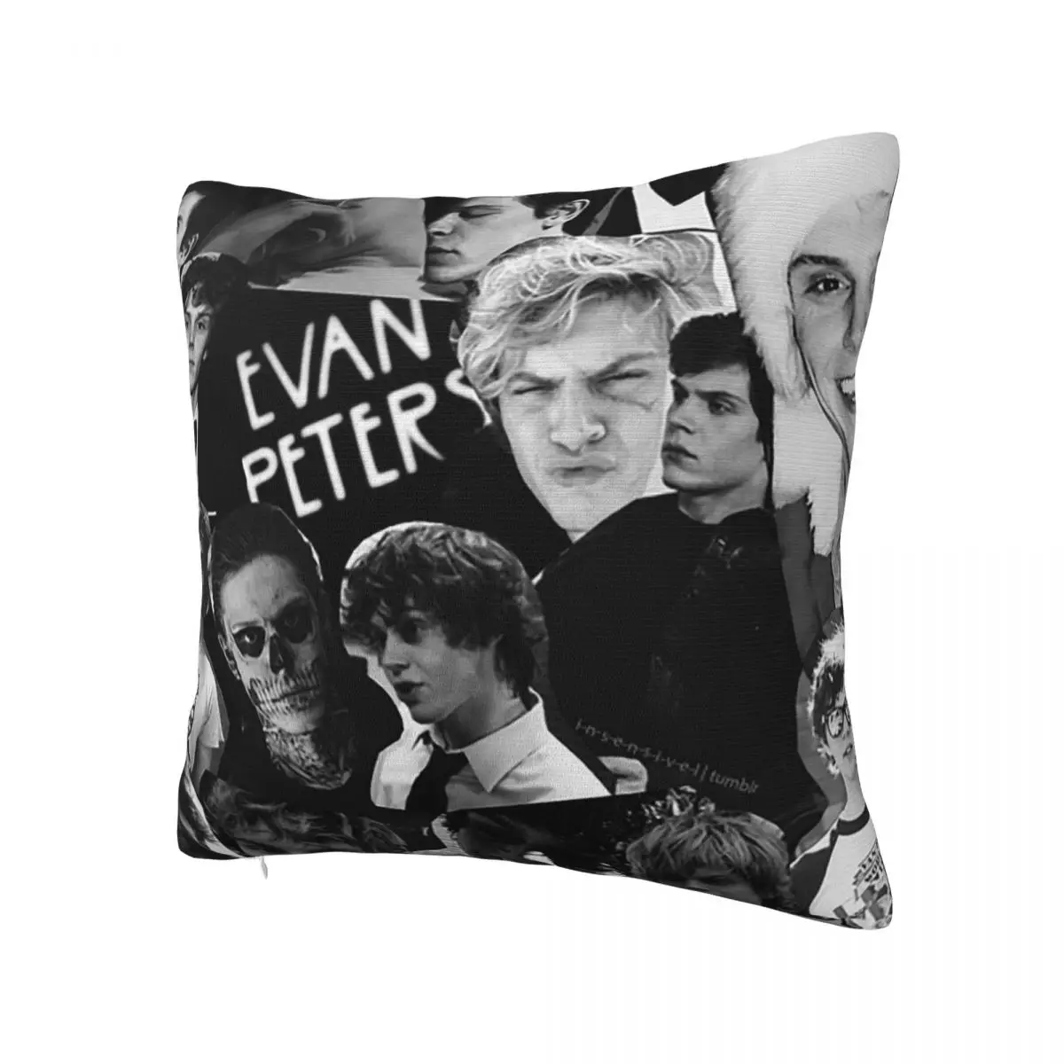 Evan Peters Pillowcase Soft Polyester Cushion Cover Gift Throw Pillow Case Cover Home Zipper 40*40cm