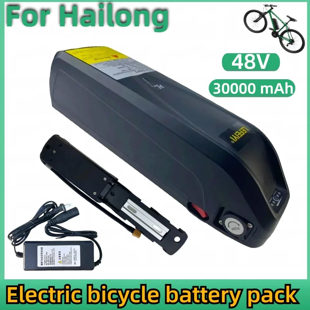 

48V 30000mAh Ebike Battery For Hailong Bafang Battery 30ah 750W Lithium Batteries