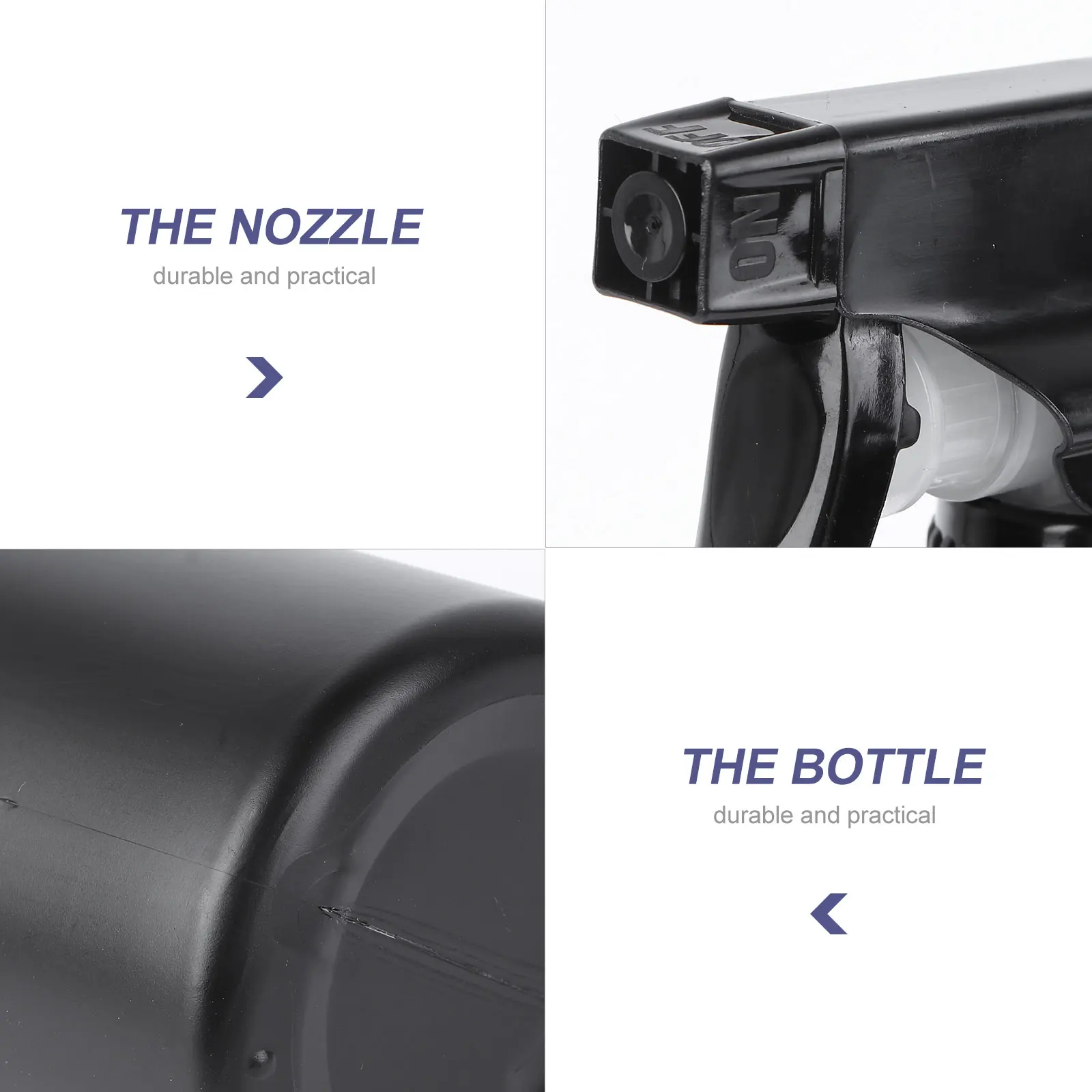 

5Pcs Hdpe Spray Bottles Portable Large Capacity Refillable Mist Sprayers for Car Auto Washing Gardening Supplies