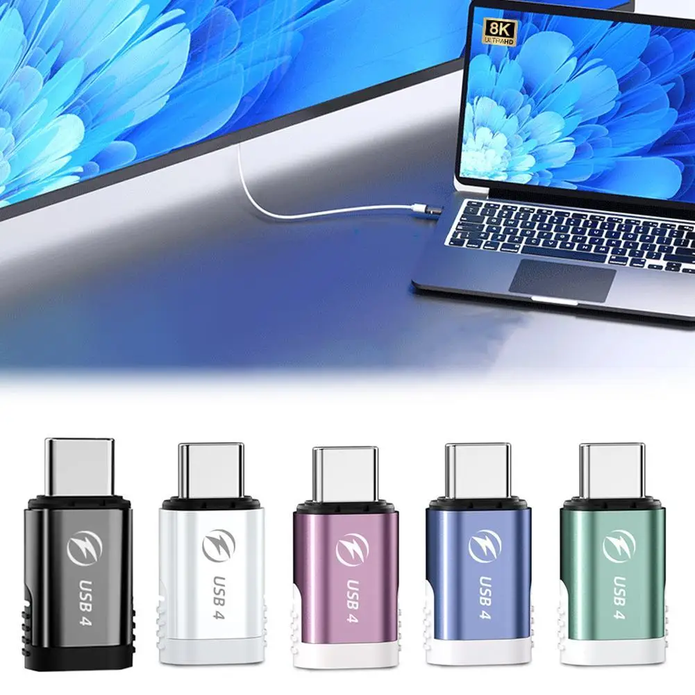 

Магнитный адаптер USB 4.0 USB C Разъем типа C PD 240 Вт Быстрая зарядка 40 Гбит/с 8K при 60 Гц Преобразователь Передача данных для Macbook Pro Air
