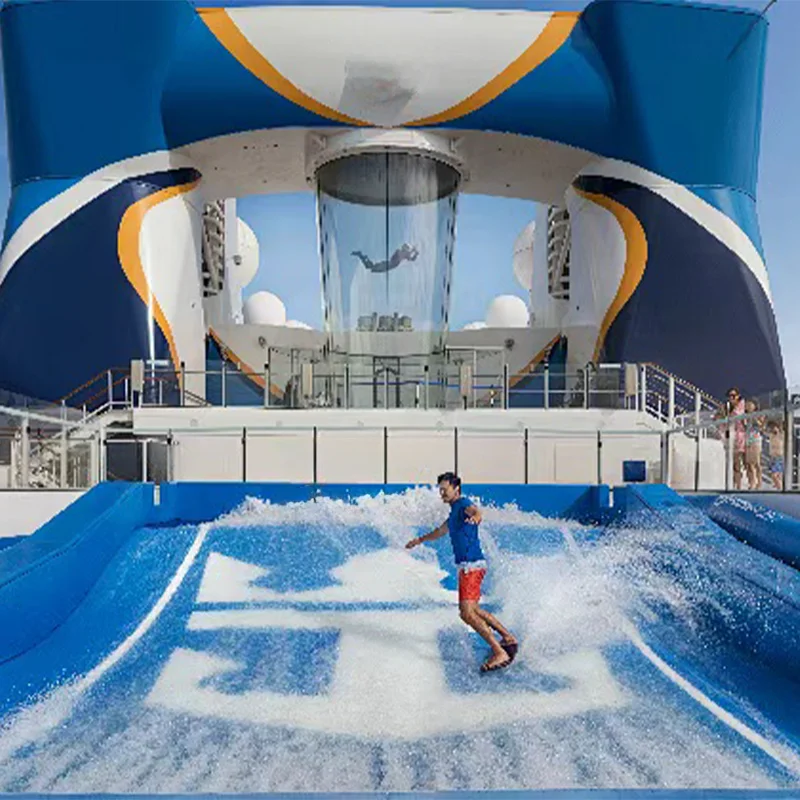 Commercial FlowRider Surf Simulator, Professional Water Park Surf Wave Machine for Amusement Park