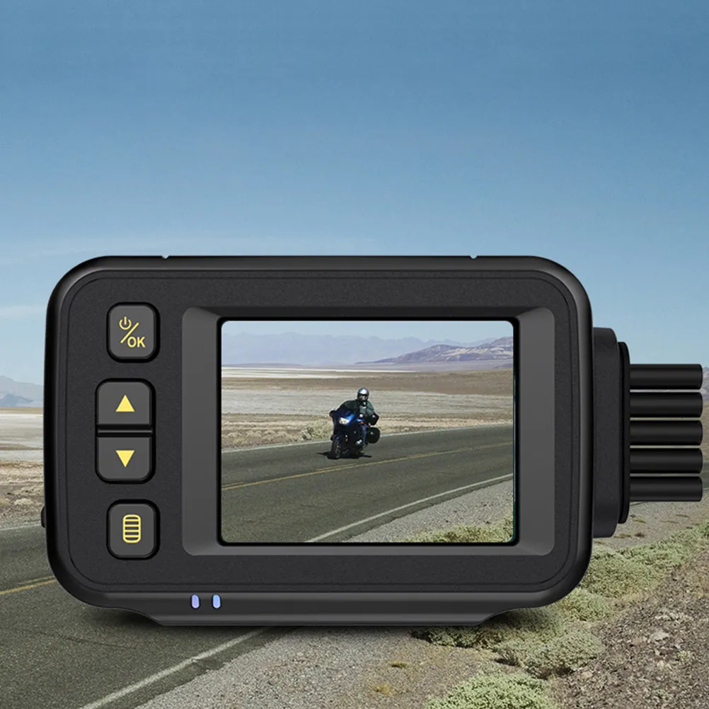 

Комплект мотоциклетной камеры-видеорегистратора IP65 с двумя объективами, водонепроницаемый, высокого разрешения, для передней и задней съемки, для безопасной езды